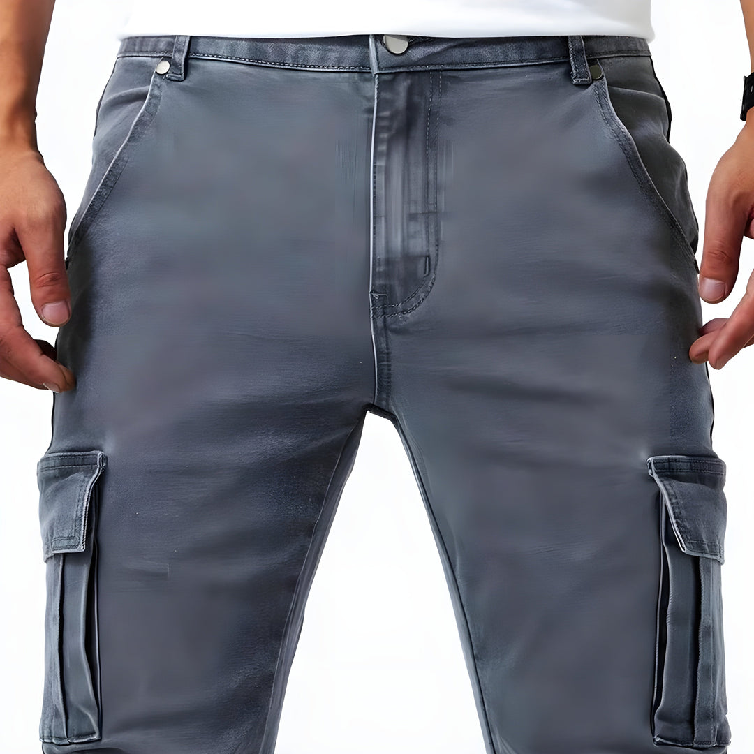 Samuel™ | Veniv Denim Cargo-Püksid