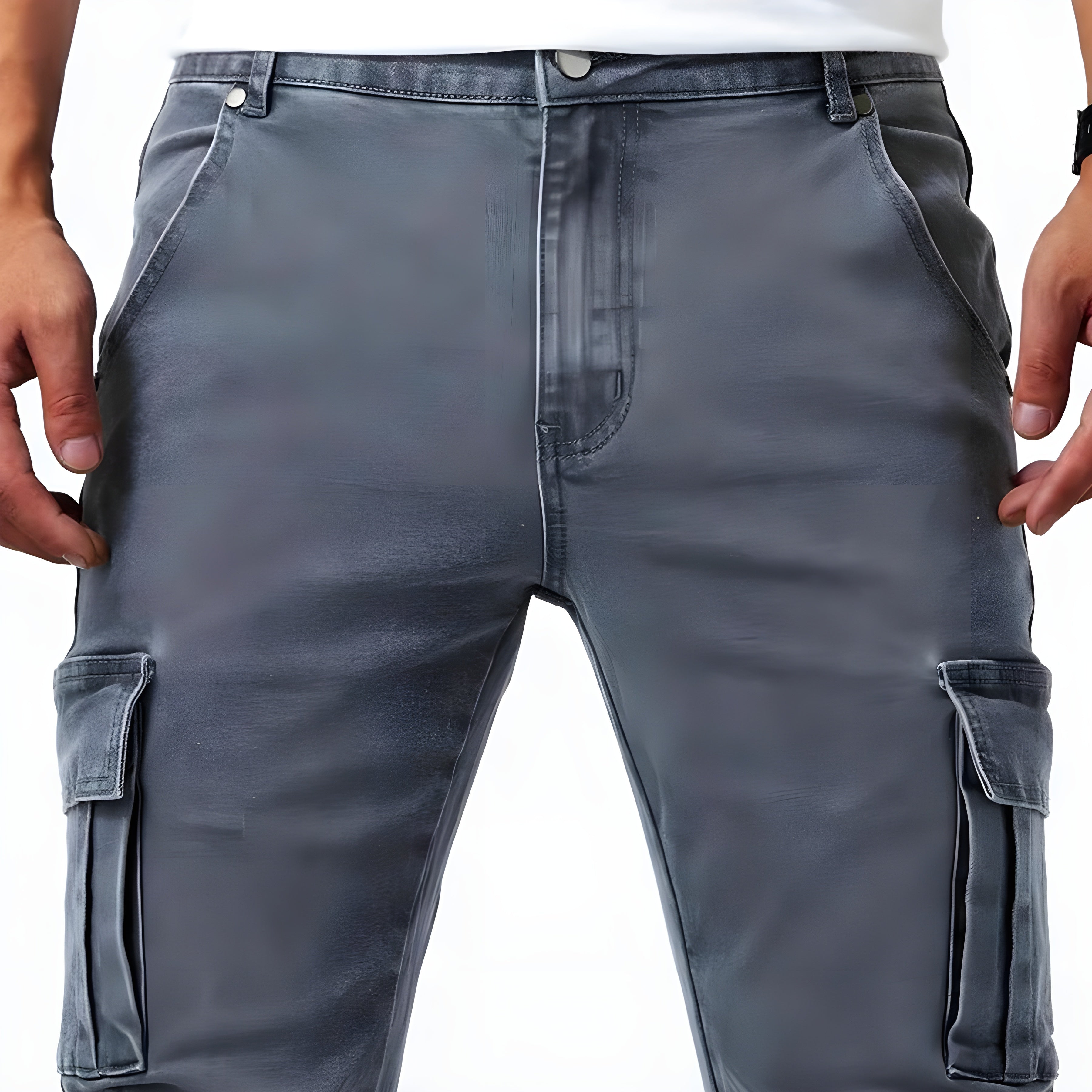 Samuel™ | Veniv Denim Cargo-Püksid