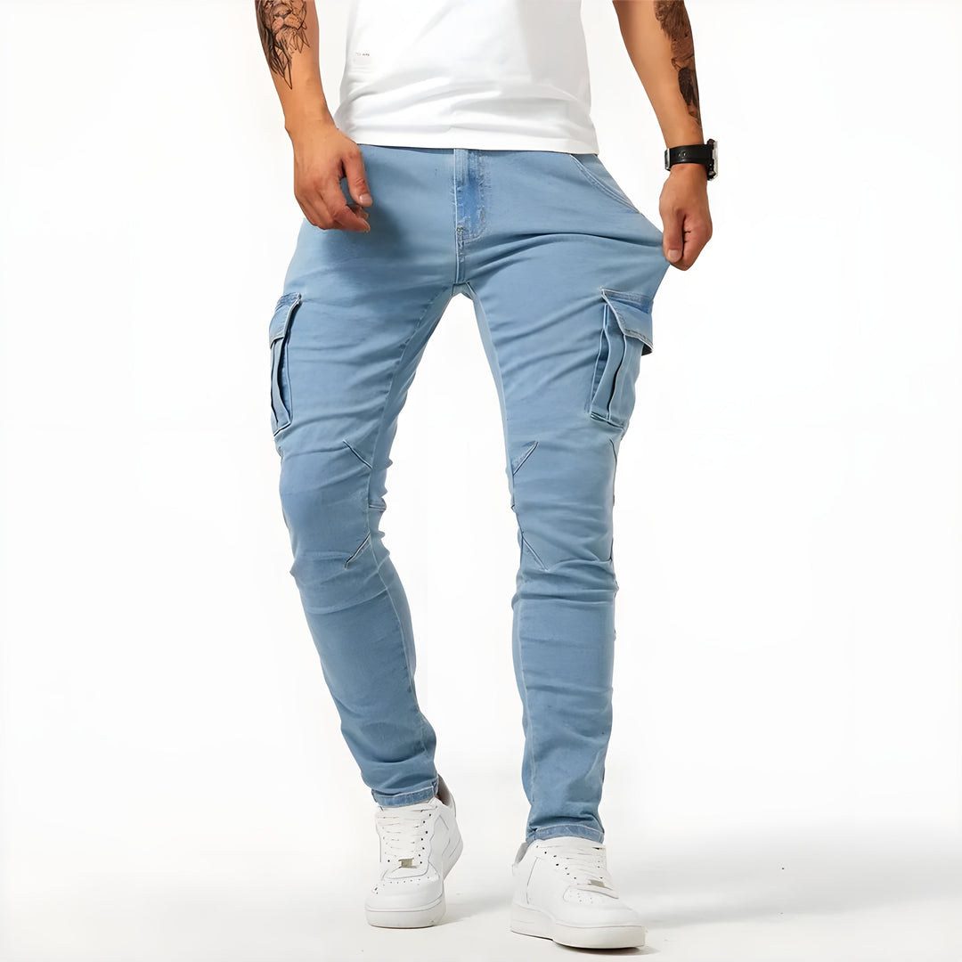 Samuel™ | Veniv Denim Cargo-Püksid