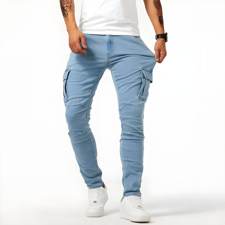 Samuel™ | Veniv Denim Cargo-Püksid
